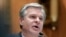 FILE - FBI Director Christopher Wray, pictured at a congressional hearing in Washington on Nov. 17, 2022, sounded the alarm about China’s artificial intelligence intentions at a cybersecurity summit in Atlanta on July 26, 2023.