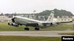 미 공군의 ‘RC-135S’ 코브라볼 정찰기.