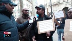 Manm Kominote Ayisyèn Paris a Fè Sit-In Devan Anbasad Kenya pou Pwoteste Kont Fòs Miltinasyonal la 