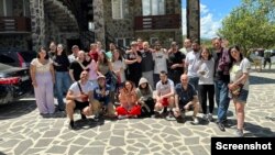 სოფელ მზეთამზეში, "ლიბერალური აკადემიის" მეხუთე ბანაკის მონაწილეები