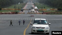 یک موتر برقی در دهلی جدید، پایتخت هند