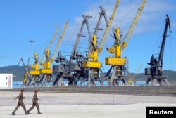 지난 2013년 9월 북한 라진항 (자료사진)