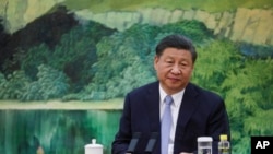 FILE — Chinese President Xi Jinping during a meeting with U.S. Secretary of State Antony Blinken in Beijing, June 19, 2023. China's sweeping new Foreign Relations Law, which appears to be aimed at countering U.S. trade sanctions, went into effect July 1.