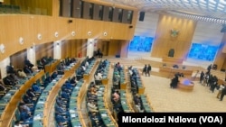 Members of Parliament at the Parliament building
