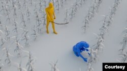 영국의 북한인권 조사 단체인 '코리아퓨처(한미래)'가 24일 유엔 북한인권조사위원회(COI) 설립 10주년을 맞아 함경북도 청진의 한 구금시설과 내부의 인권 침해 사례를 3차원(3D)으로 제작한 영상을 공개했다. 사진 제공 = 코리아퓨처.