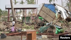 မိုခါ မုန်တိုင်းလွန် စစ်တွေမြို့တနေရာ မေ ၁၇၊၂၀၂၃ 