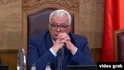 Predsjednik crnogorskog parlamenta Andrija Mandić (Foto: VOA)