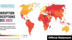 Transparency International CPI Global Index for 2023.