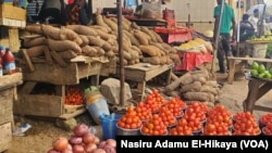 Kayan masarufi a wata kasuwar Abuja a Najeriya