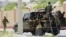 FILE - Somali military soldiers in Mogadishu, April 27, 2022. Two suicide car bombers killed at least 15 people in the town of Mahas in central Hiran region.