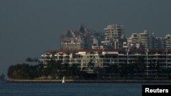 新加坡圣淘沙湾的豪华海景公寓楼 （2020年3月9日）