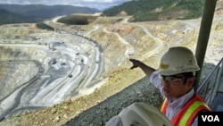 Lokasi tambang Newmont di Batu Hijau, Sumbawa, NTB (Foto: Dok).