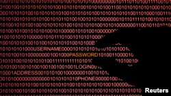 컴퓨터 해킹을 표현한 일러스트레이션 (자료사진)