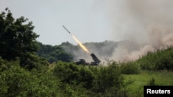 FILE PHOTO: Russia's attack on Ukraine continues, in Luhansk region