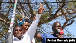 Líder da Renamo, Ossufo Momade, em campanha eleitoral para as Eleições de 15 de Outubro em Moçambique