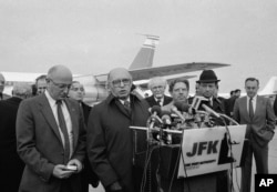 FILE - Israeli Prime Minister Menachim Begin, speaking during a 1982 visit to New York, was an Ashkenazi who deftly positioned himself as an outsider, winning over Mizrahis.