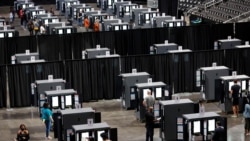 Glasanje u košarkaškoj areni u Atlanti, 12. oktobar 2020.