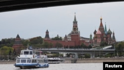 A view of the Kremlin, St. Basil's Cathedral and Zaryadye Park in Moscow, Russia May 12, 2022. ( REUTERS/Evgenia Novozhenina)