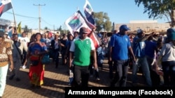 Campanha da Renamo em Xai-Xai. Moçambique. Outubro 2018 