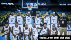 Wachezaji wa timu ya GNBC de Madagáscar.