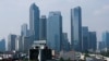 Gedung-gedung pencakar langit di Jakarta, Kamis, 5 Agustus 2021. (Foto: Ajeng Dinar Ulfiana/Reuters)