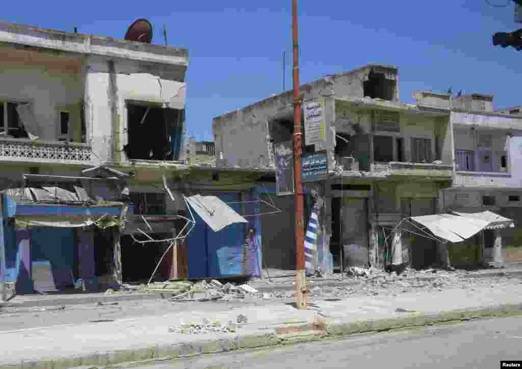 Hims yaqinidagi al-Rastan tumani ko'chalari, 11-iyul.