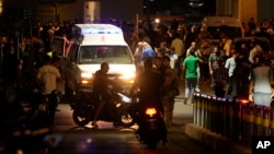 ازدحام جمعیت پس از انفجار پیجرهای حزب‌الله در لبنان - آرشیو