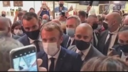 Moto moko abambi Macron maki na Lyon