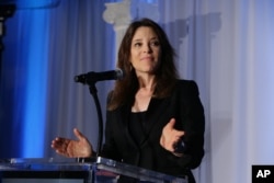 Marianne Williamson seen at YWCA Greater Los Angeles Phenomenal Woman of the Year Award at the Omni Los Angeles Hotel on Wednesday, May 14, 2014, in Los Angeles, CA. (Photo by Eric Charbonneau/Invision for YWCA/AP Images)
