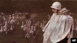 미국 워싱턴의 한국전쟁 참전용사 기념관.