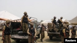 شماری از سربازان پاکستانی در مناطق خیبر پشتونخوا