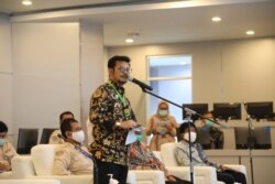 Menteri Pertanian RI Syahrul Yasin Limpo dan Kementerian Pertanian mencanangkan gerakan tanam padi dan jagung serentak se-Indonesia. (Foto: Twitter/@Syahrul_YL)