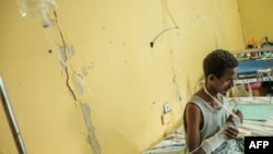 This Nov. 20, 2020, photo shows a survivor of the Nov. 9 Mai-Kadra massacre, at the Gondar University Hospital in Gondar, Ethiopia. 