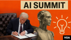 特朗普AI峰会示意图。