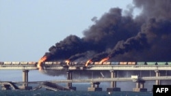 Eksplozija na Krimskom mostu, subota 8. oktobar