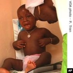 Jariri mai fama da cutar Maleriya a Dakar a kasar Senegal