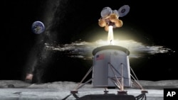 Концепт одного из лунных посадочных модулей для программы «Артемида»