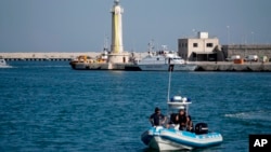 Un port italien, dans le Sud, le 20 avril 2018. 