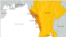 Burma map, state of Rakhine 