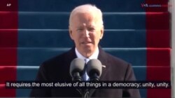 President Joe Biden Inaugural Address Highlights