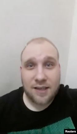 Joshua Holt, a U.S. citizen and Mormon missionary, is pictured from a selfie video he posted on Facebook during a riot at the Helicoide detention center, Venezuela, obtained by Reuters, May 16, 2018.