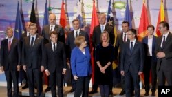 Lideri Zapadnog Balkana na njemačkom kancelarkom Angelom Merkle i francuskim predsjednikom Emmanuelom Macronom, Berlin, 29.04.2019.