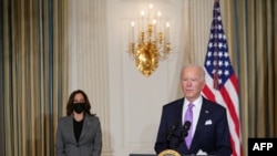 조 바이든 미국 대통령과 카멀라 해리스 부통령.