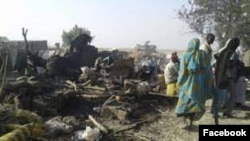 'Yan bindiga sun kona gidaje a Jos.