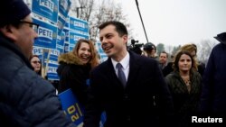 Kampanja Pita Butidžidža je nadmašila očekivanja kada je pobijedio na kokusima u Ajovi i zauzeo drugo mjesto u Nju Hempširu. 