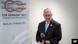 Рекс Тіллерсон після зустрічі із Сергієм Лавровим