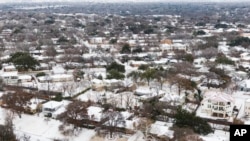 ٹیکساس میں برفباری