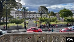 Vista del Parque La Merced, en San José, Costa Rica. Foto VOA.