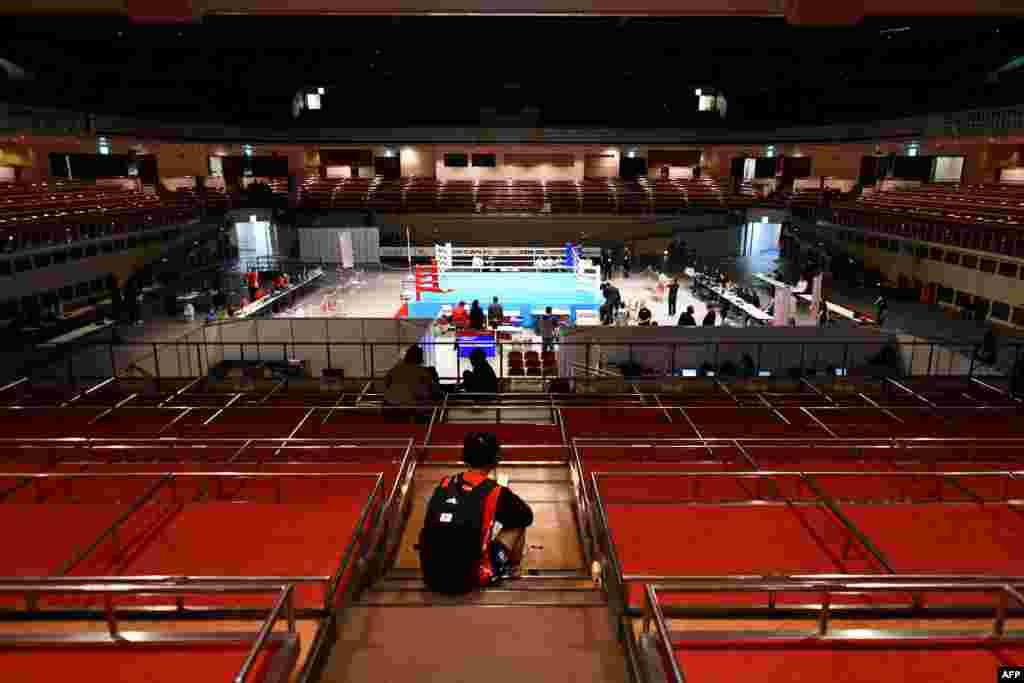 ٹوکیو کا 'کوکوگیکن ارینا' جہاں باکسنگ کے مقابلے منعقد کیے جائیں گے۔ &nbsp; &nbsp; 