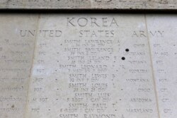 하와이 호놀룰루의 한국전 참전 무명용사 기념비.